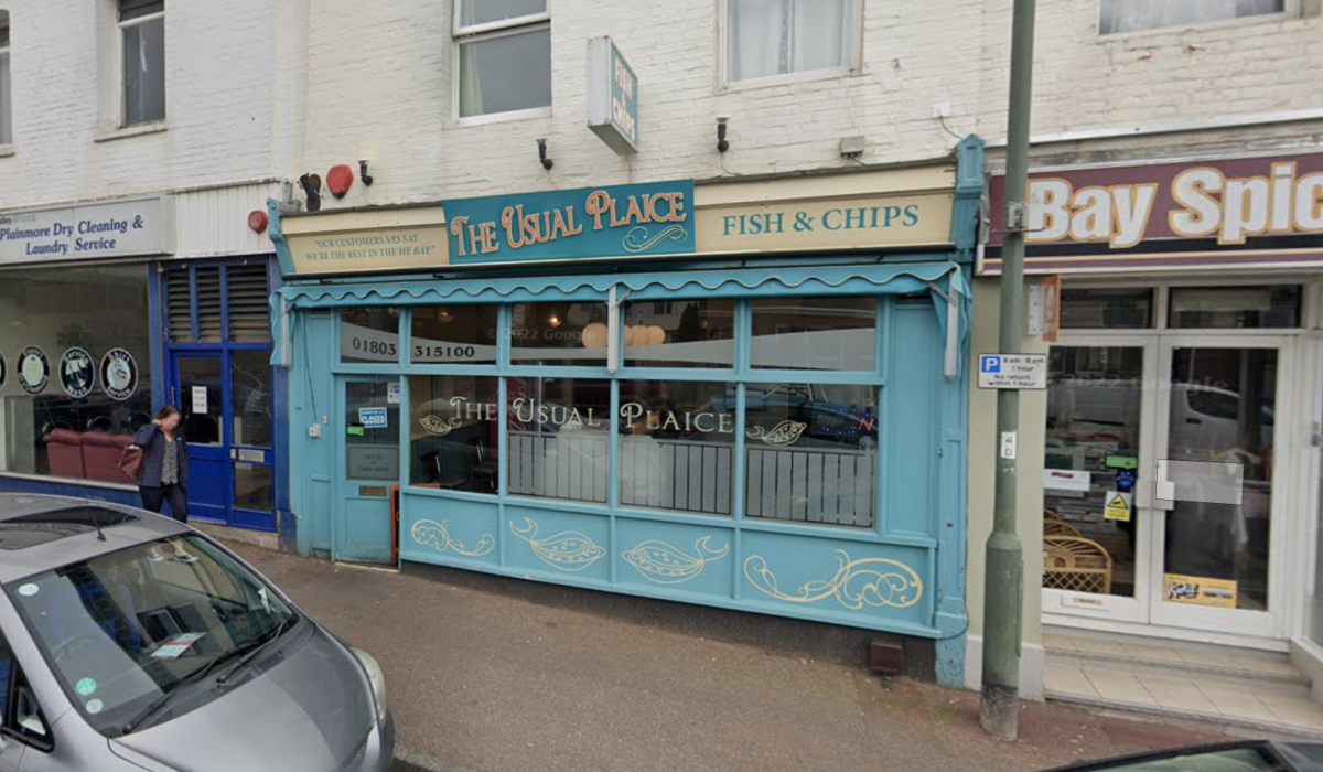 Torquay fish and chip shop on fire Torbay Today