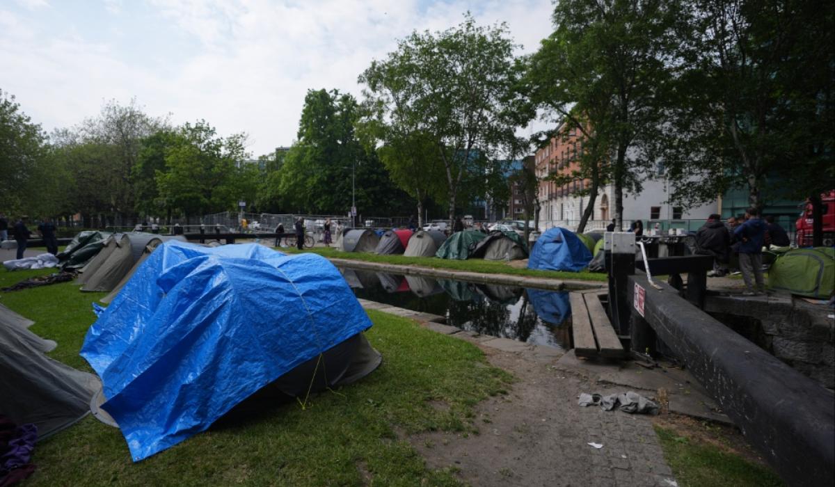 Asylum seeker tents not removed because of Europa League final, says