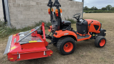 The Kuboto Tractor and Grass cutter stolen from the club Image- Ogwell Youth FC 