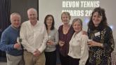 Celebrations at Devon Tennis Awards
