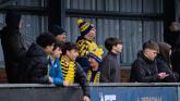 Torquay fans at Eastbourne. Pic from PPAUK