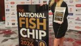Lorraine Arnold with a national fish and chip award