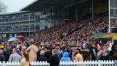 Bumper crowd at Newton Abbot Racecourse on Easter Saturday Pic PPAUK