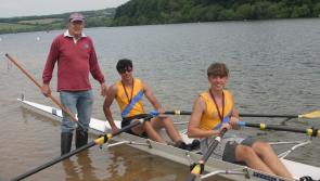 Paignton Rowing Club pair win Wimbleball Regatta under-18s double sculls title
