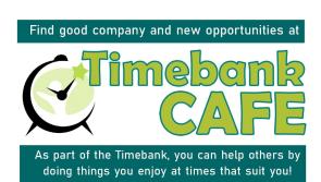 Community Matters: Come along to find out more about Timebanking