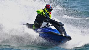 Powerboats roar through the Bay on Adrenaline Tour