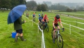 Soggy cyclists defy the conditions
