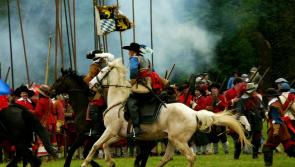 Day a spot of sunbathing was interrupted by Civil War cavalier running from the woods with his sword drawn