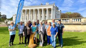 Oldway garden volunteers join forces with Rotary friends to ensure war on polio has a purple patch