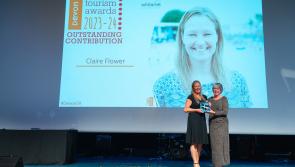 Holiday park boss honoured with top accolade at awards ceremony