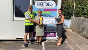 Lions give Nightstop volunteers £1,000 aid