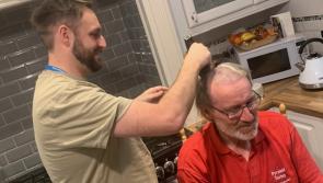 Hair-raising day for cancer battler Andy and his merry band of supporters