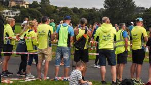 South Devon athletes racing in the rain