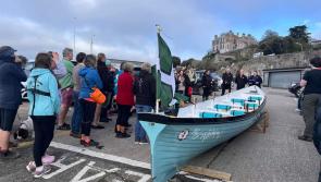 Brixham rowers christen their new Brioc
