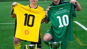 Father and son make football history