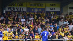 The Yellow Army marching for a new Torquay United
