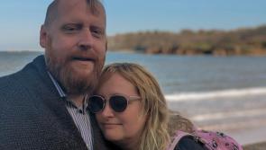 Nicky joins Brixham Santa Run in husband's memory