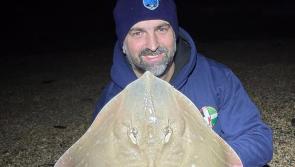 Fishing Flounder in the teeth of Storm Bert