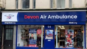 Devon Air Ambulance lands in Paignton with new charity shop