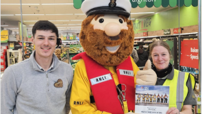 Stormy Stan anchors at Morrisons to thank fundraisers