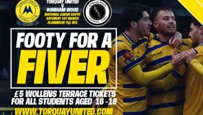 Student special at Torquay United 