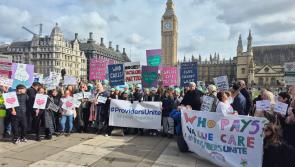 South Devon care providers protest in Westminster