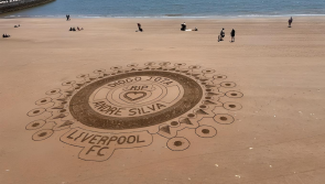 Sand art tribute to Diogo Jota and brother spotted on Torbay beach