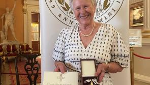 Torbay hospice volunteer honoured with national award for 30 years of service