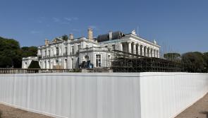 Scaffolding goes up as Oldway Mansion restoration gets under way