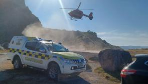 Emergency services respond after person falls into the sea