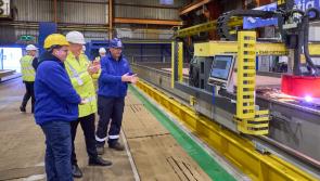 Steel cutting ceremony starts work on first ship in major Appledore contract 