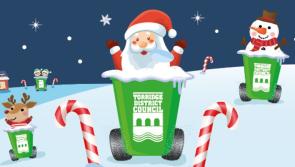 When are refuse and recycling kerbside collections in Torridge over Christmas?
