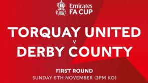 Tickets going on sale for FA Cup clash with Derby