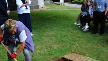 Burying the Rowcroft time capsule