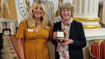 Debbi Shotton (left) and Pat Goss