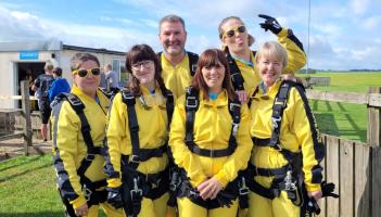 Charity skydive