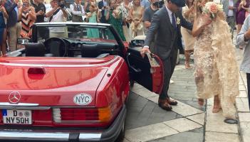 Mercedes at the wedding