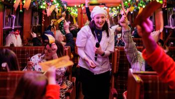 All aboard the South Devon Polar Express
