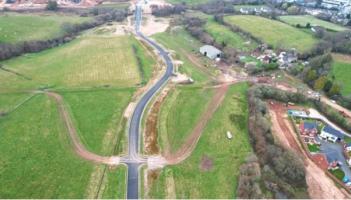 New Dawlish road section completed ahead of schedule