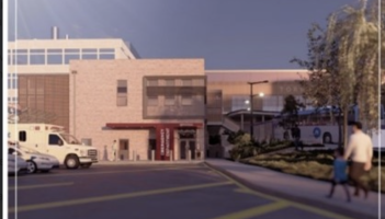 Torbay Hospital's new A&E department, how it may look Artist's impression by Kendall Kingscott