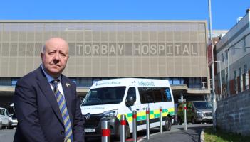 Steve Darling at Torbay Hospital