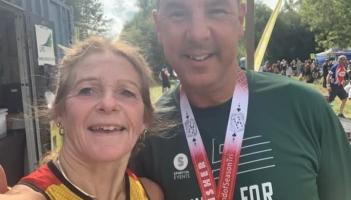 Wendy Urban and Gary Brenton at the Coltswold