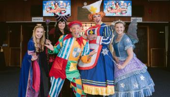 The cast of Sleeping Beauty, the panto at Torquay's Princess Theatre this year
