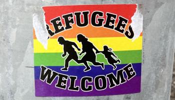 Refugees Welcome sticker