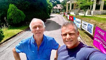 Steve Holdup and Q at Rowcroft