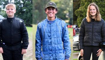 Torbay MC - Young Drivers 2025 - L-R Henri Gosney_ Murray Murray_ Polly Ashley