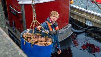 Alfie Steer enjoying life as a  Sea Fisher Apprentice