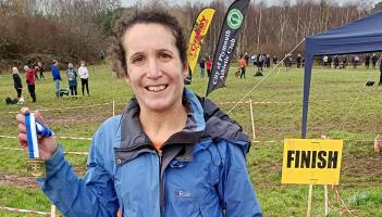 Naomi Flanagan vet 35 westward League cross country Devon champion