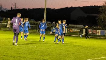 Brixham AFC celebrate victory