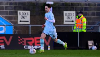 Jordan Young suspended for Torquay United. Pic from PPAUK